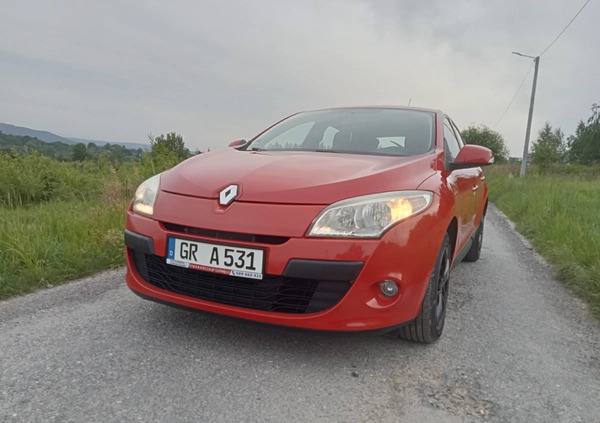 Renault Megane cena 19900 przebieg: 245760, rok produkcji 2009 z Ziębice małe 667